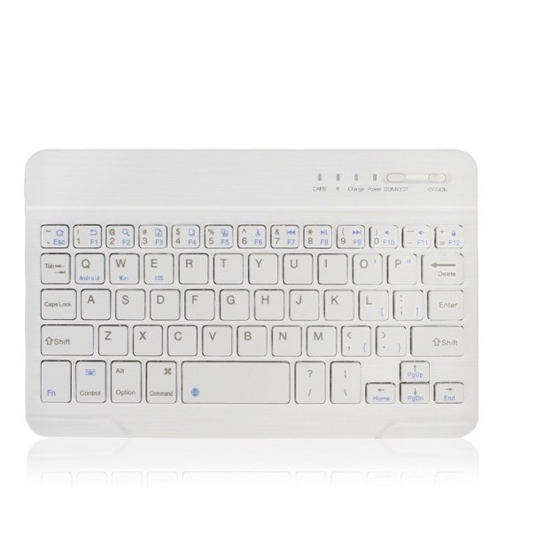 Bezdrôtová bluetooth klávesnica biela 1