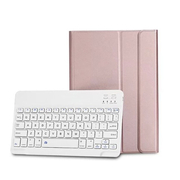 Bezdrôtová klávesnica s puzdrom ružová