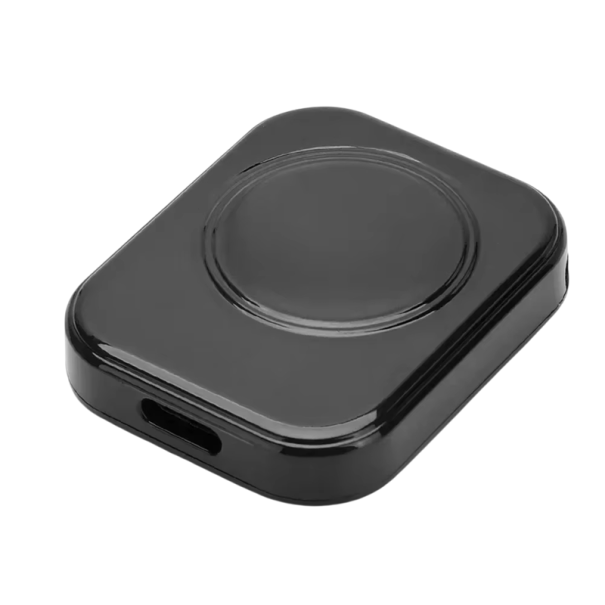 Bezdrôtová magnetická rýchlonabíjačka pre Apple Watch s Typ C konektorom, 5V/1A, kompatibilná s Series 1-9, bezpečné nabíjanie čierna