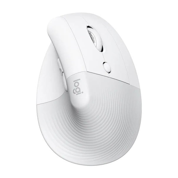 Bezdrôtová vertikálna ergonomická myš Bluetooth tichá technológia 7,1×10,8×7 cm pre kanceláriu i dlhodobú prácu na počítači biela