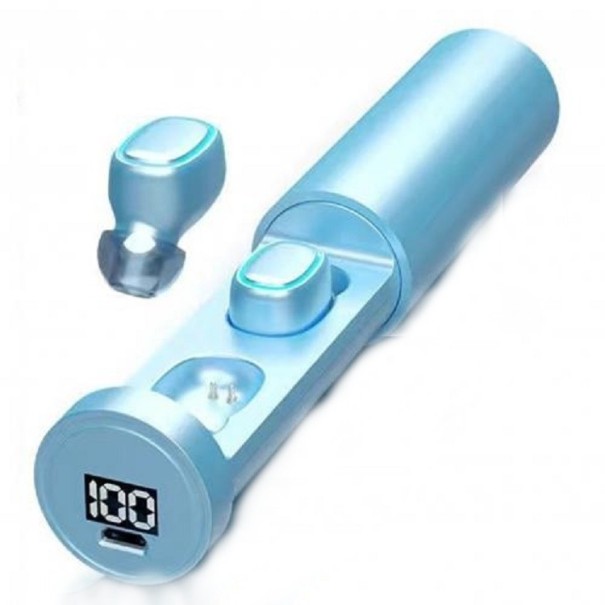 Bezdrôtové bluetooth slúchadlá K1836 modrá