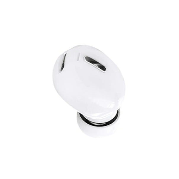 Bezdrôtové slúchadlo do ucha pre hovory a hudbu Bluetooth 5.0 Dosah cca 10 m Výdrž 4 až 6 hodín Batéria 55 mAh S nabíjacím káblom biela