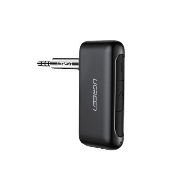 Bezdrôtový bluetooth AUX adaptér pre zariadenia so vstupom 3,5 mm jack Bluetooth 5.0 Pripojenie 2 zariadení Ovládanie hovorov Výdrž až 9 hodín 1