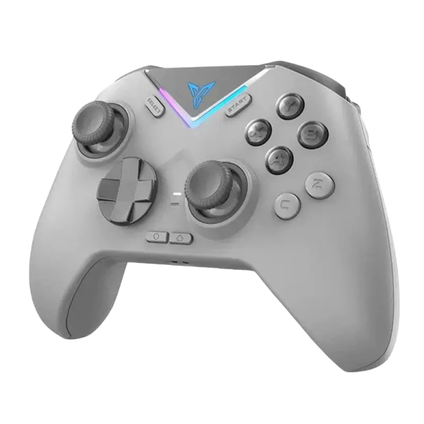 Bezdrôtový herný ovládač Bezdrôtový gamepad s bluetooth pre Switch, PC, Steam, IOS sivá