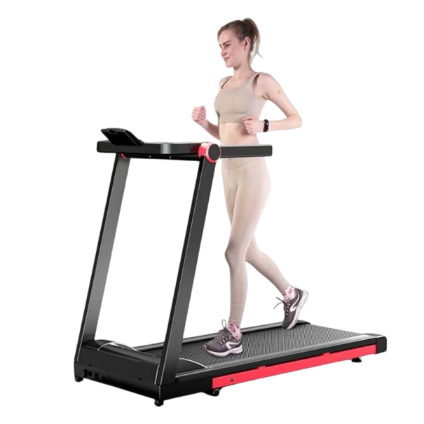 Běžící pás skládací Sklon 6 % a rychlost 1 až 16 km/h Běžecká plocha 112 x 42 cm Motor 2573 W Nosnost 158 kg Černo-červený Na běh doma 1