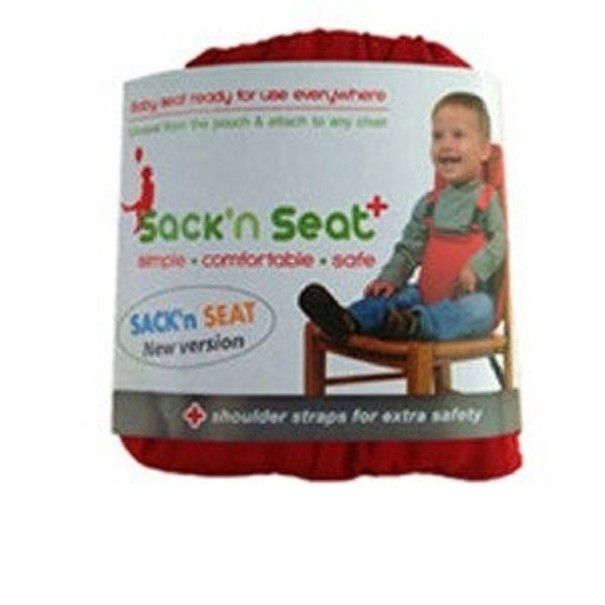 Bezpečnostné sedátko na stoličke E589 červená