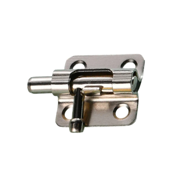 Bezpečnostní posuvný zámek mini zástrč 3 cm dveřní západka 2,9 cm kompaktní mechanické zavírání pro dveře nábytek skříňky stříbrná