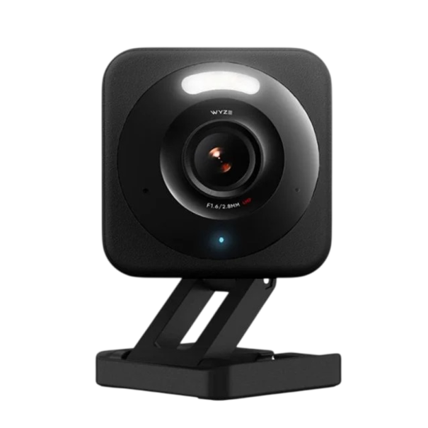Bezpečnostní WiFi kamera s detekcí lidí 2 MP 2 mm objektiv plast otočná 360° monitorování interiéru černá