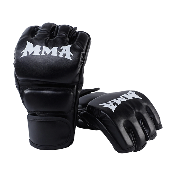 Bezprsté rukavice na MMA Boxerské rukavice vrecovky Vhodné pre mužov aj ženy 24 x 13 x 5 cm čierna