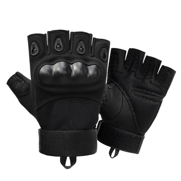 Bezprstové taktické rukavice černá L