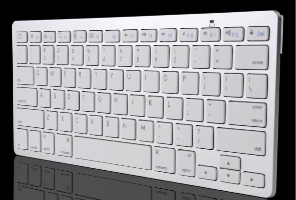 Bezprzewodowa klawiatura bluetooth do iPada, Macbooka i iBooka 1
