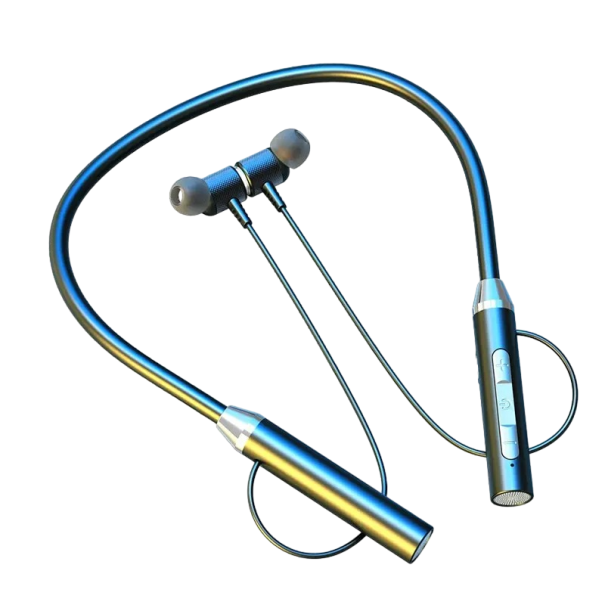 Bezprzewodowe słuchawki Bluetooth z pałąkiem na szyję Słuchawki sportowe do biegania 19,5 x 13 cm Zestaw głośnomówiący, odporny na pot 1
