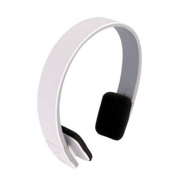 Bezprzewodowe słuchawki z adapterem bluetooth biały