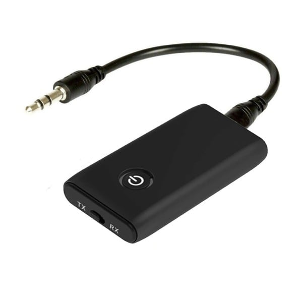 Bezprzewodowy adapter bluetooth 5.0 2w1 odbiornik i nadajnik dźwięku Złącze 3,5 mm jack Bateria 300 mAh Czas pracy 5 godzin Czas ładowania 2 godziny 1