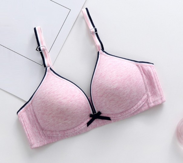 BH mit gestreiften Trägern rosa 75B