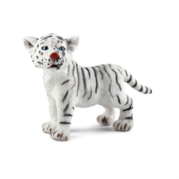 Biała figurka tygrysa A594 1