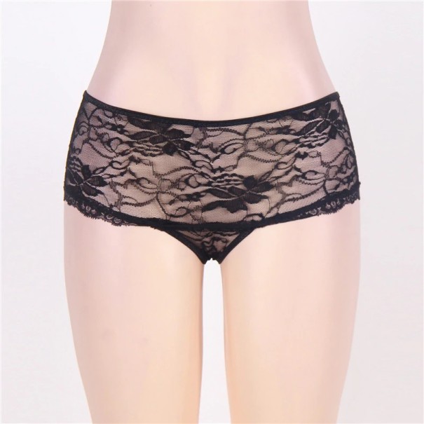 Biancheria intima erotica da donna nero L