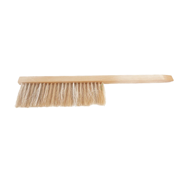 Biavlskost med kunstigt hår Biavlsbørste af træ 41 x 8,5 cm 1