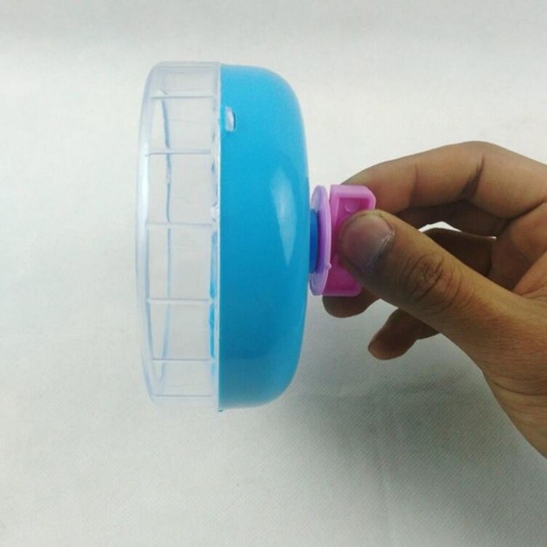 Bicicleta de ejercicio para hámster azul