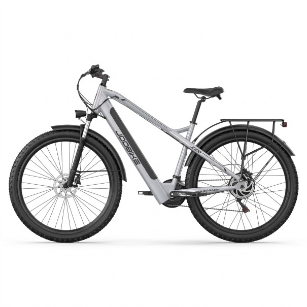 Bicicleta de montaña eléctrica JOOBIKE JOO2 Batería 48 V 16 Ah Shimano 7 velocidades Neumáticos 29 x 2,25 pulgadas Pantalla LCD a color Gris 1