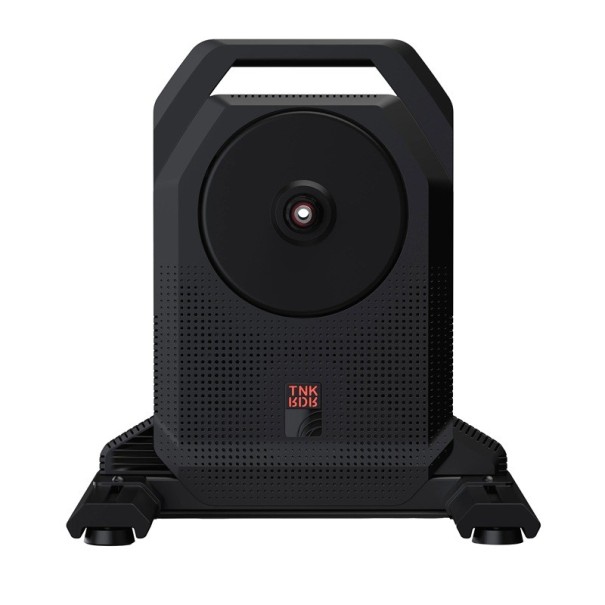 Bicicleta estática inteligente con transmisión directa 48 x 50 x 52 cm 16 kg Potencia 2500 W Simulación de pendiente 25 % Entrenamiento doméstico autogenerado negro