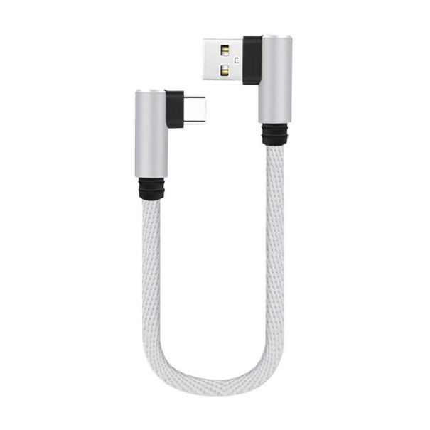 Biegbares Datenkabel USB / USB-C K568 silbern