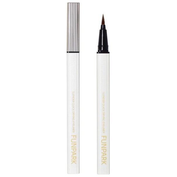 Biele vodoodolné tekuté očné linky 13 x 1 cm s tenkým štetcom dlhotrvajúce a nezmazateľné pre výrazný a precízny make-up očí 1