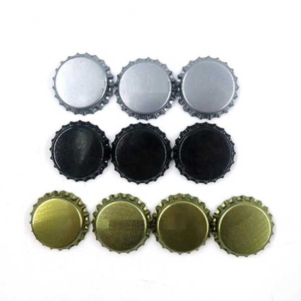 Bier kroonkurk 100 stuks multicolor