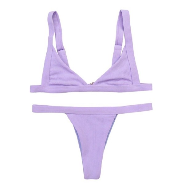 Bikin de damă P878 violet deschis S