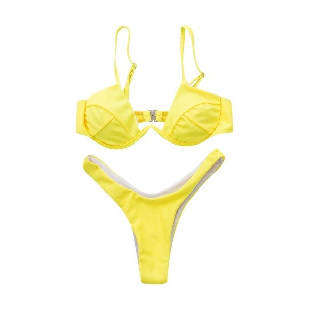 Bikini damskie P320 żółty XL