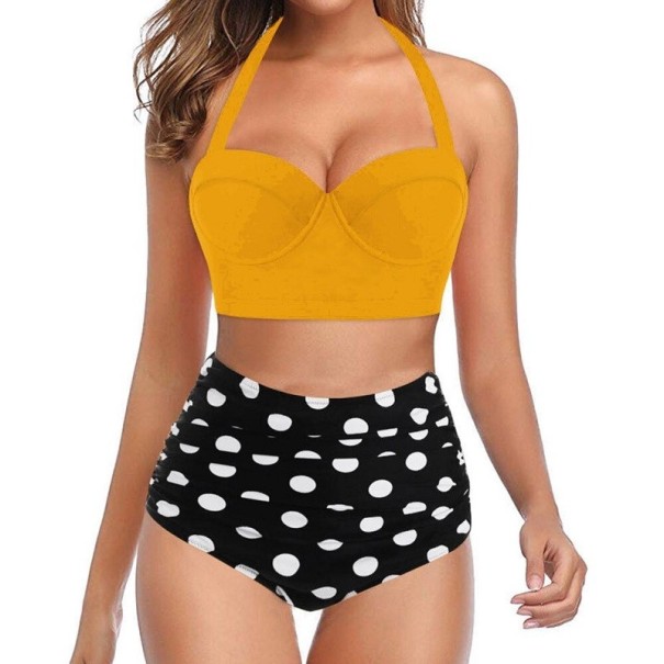 Bikini damskie P535 jasny pomarańczowy L