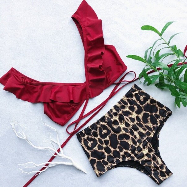 Bikini damskie P545 czerwony L