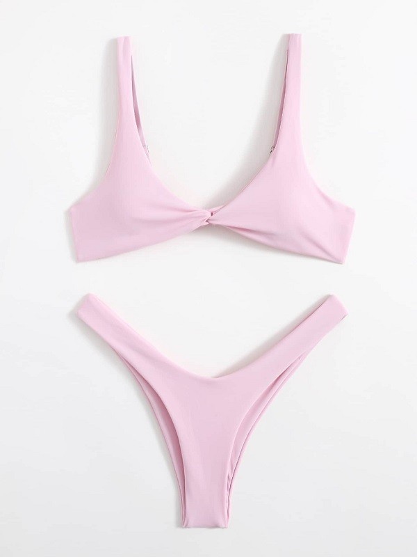 Bikini damskie P553 jasnoróżowy M