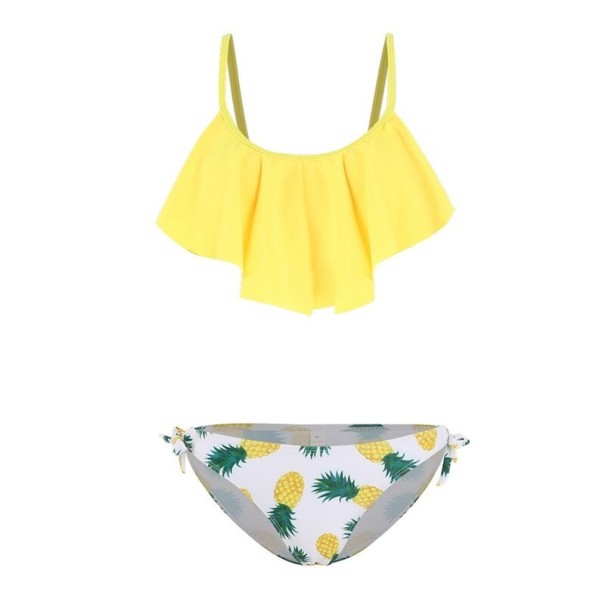 Bikini damskie P710 żółty L