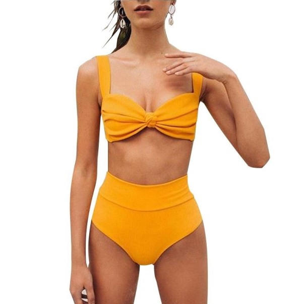 Bikini de damă P1005 galben S
