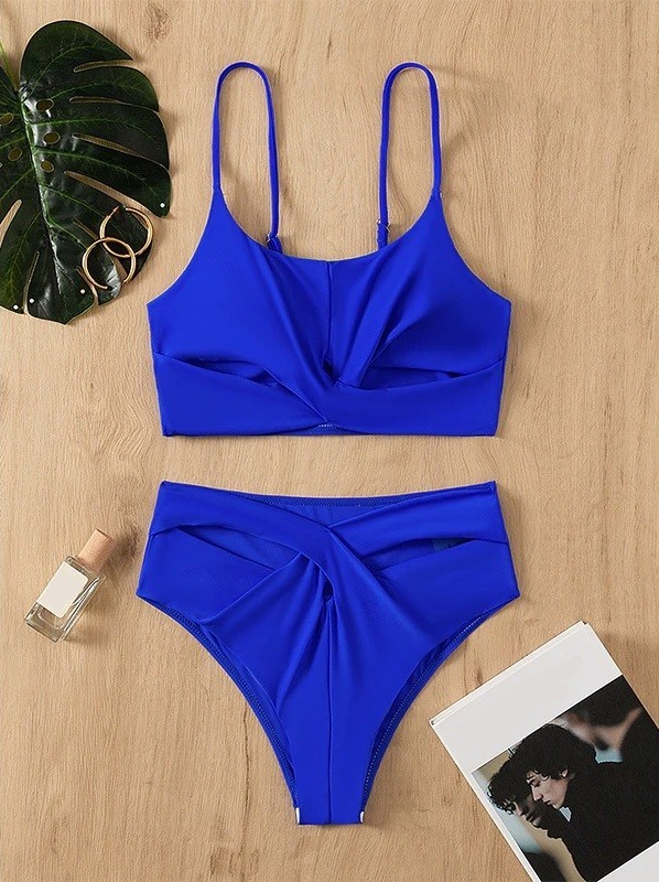 Bikini de damă P1136 albastru M