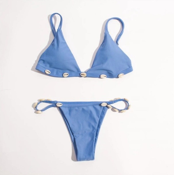 Bikini de damă P1276 albastru S