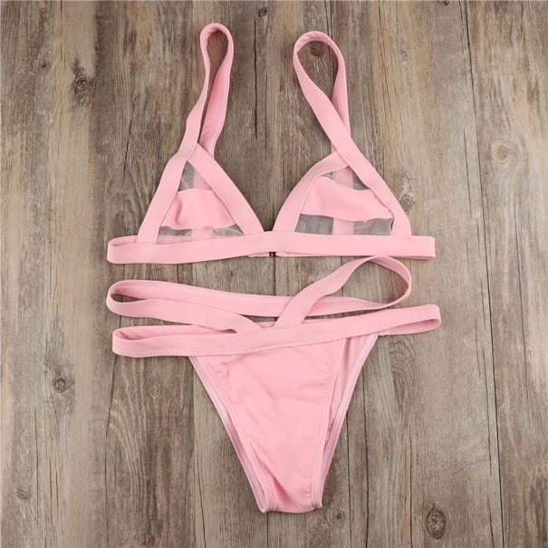 Bikini de damă P1319 roz M