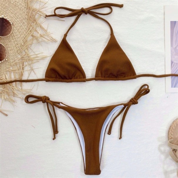 Bikini de damă P250 cafea S