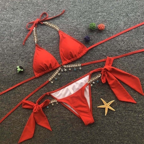 Bikini de damă P252 roșu L