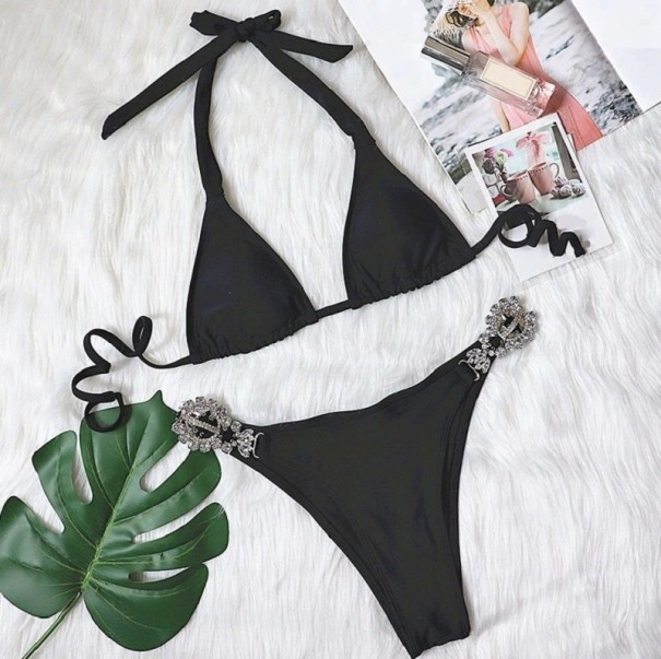 Bikini de damă P253 negru L