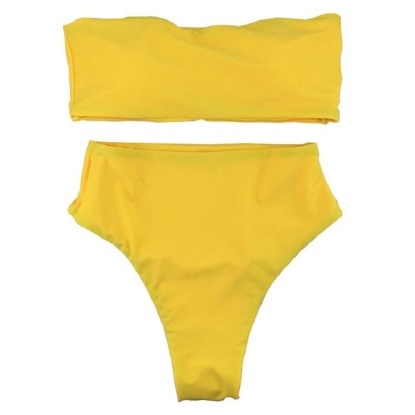 Bikini de damă P256 galben M