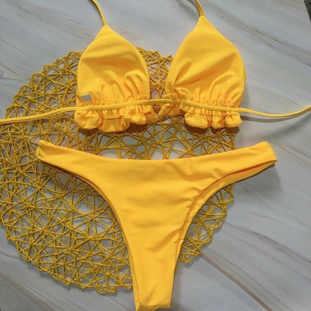 Bikini de damă P261 galben XS