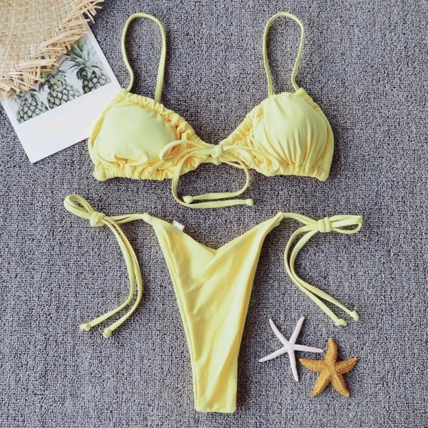 Bikini de damă P270 galben M