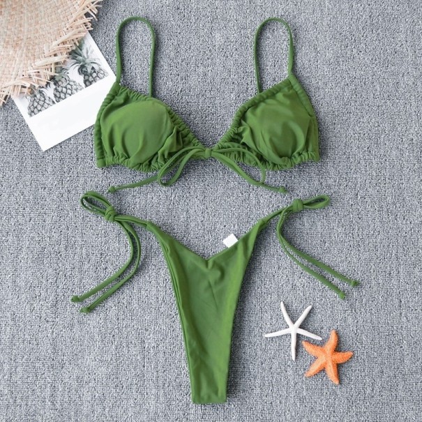 Bikini de damă P270 verde armată M