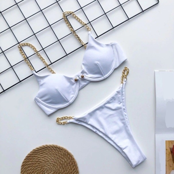 Bikini de damă P276 alb XS