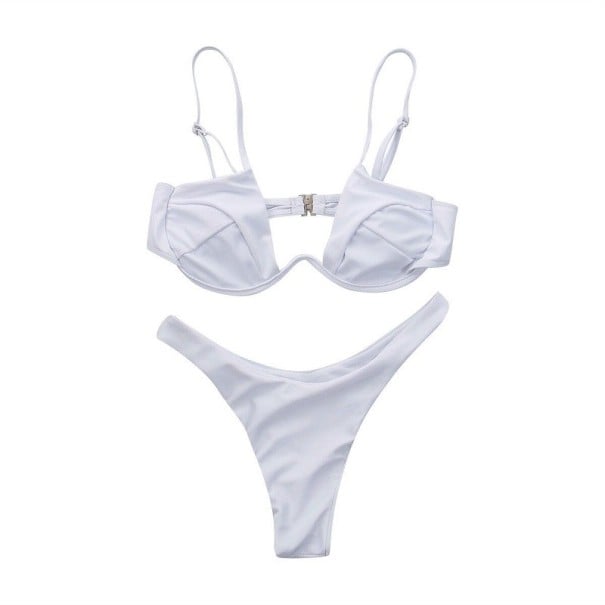 Bikini de damă P320 alb XL