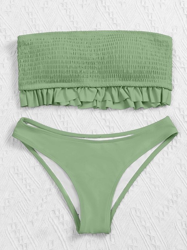 Bikini de damă P371 verde L