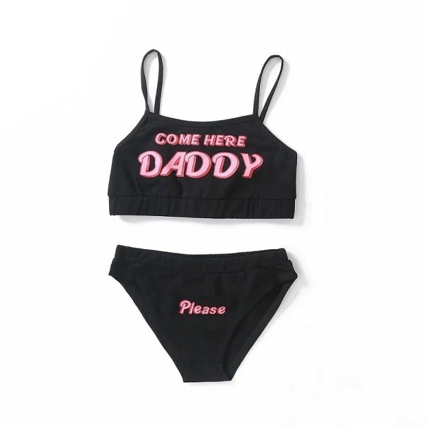 Bikini de damă P450 negru S