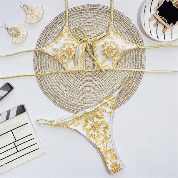 Bikini de damă P501 alb M